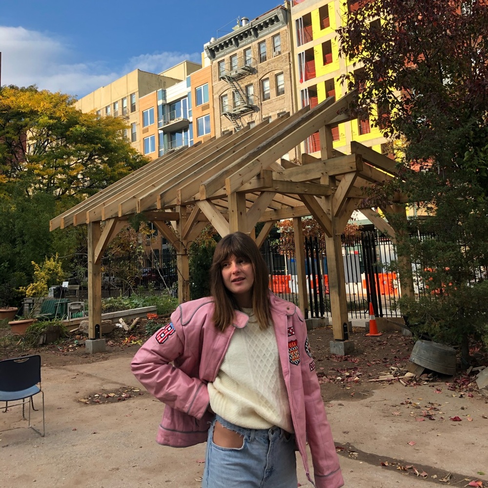 Pink Leather Jacket